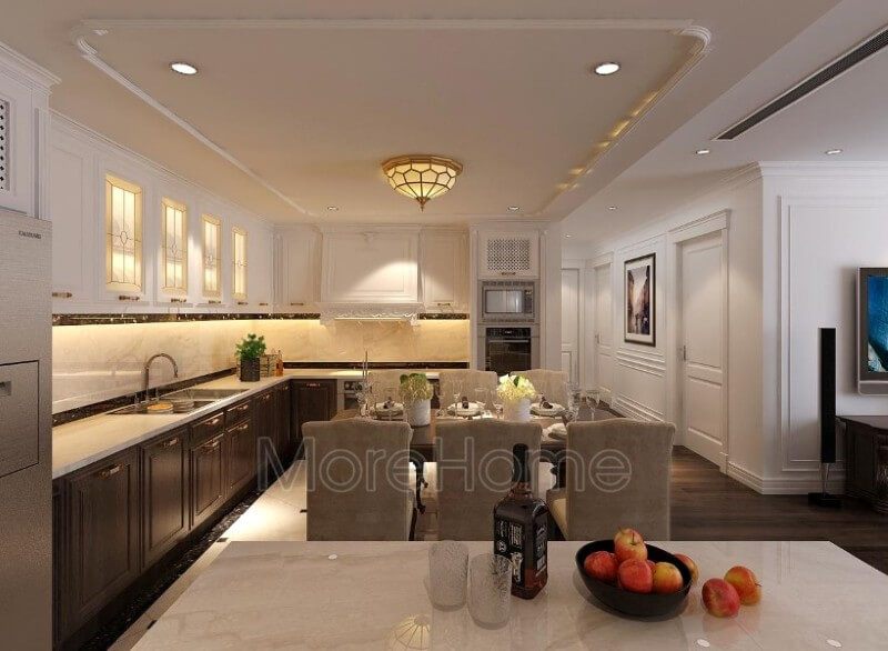 # 25 trang trí bếp căn hộ chung cư ấn tượng 2022-2024
