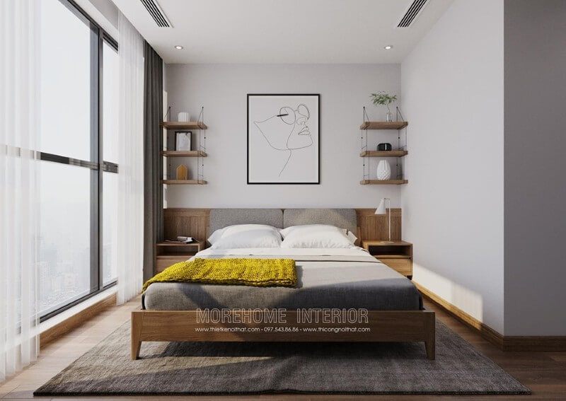 Mẫu giường ngủ hiện đại chung cư đẹp và ấn tượng